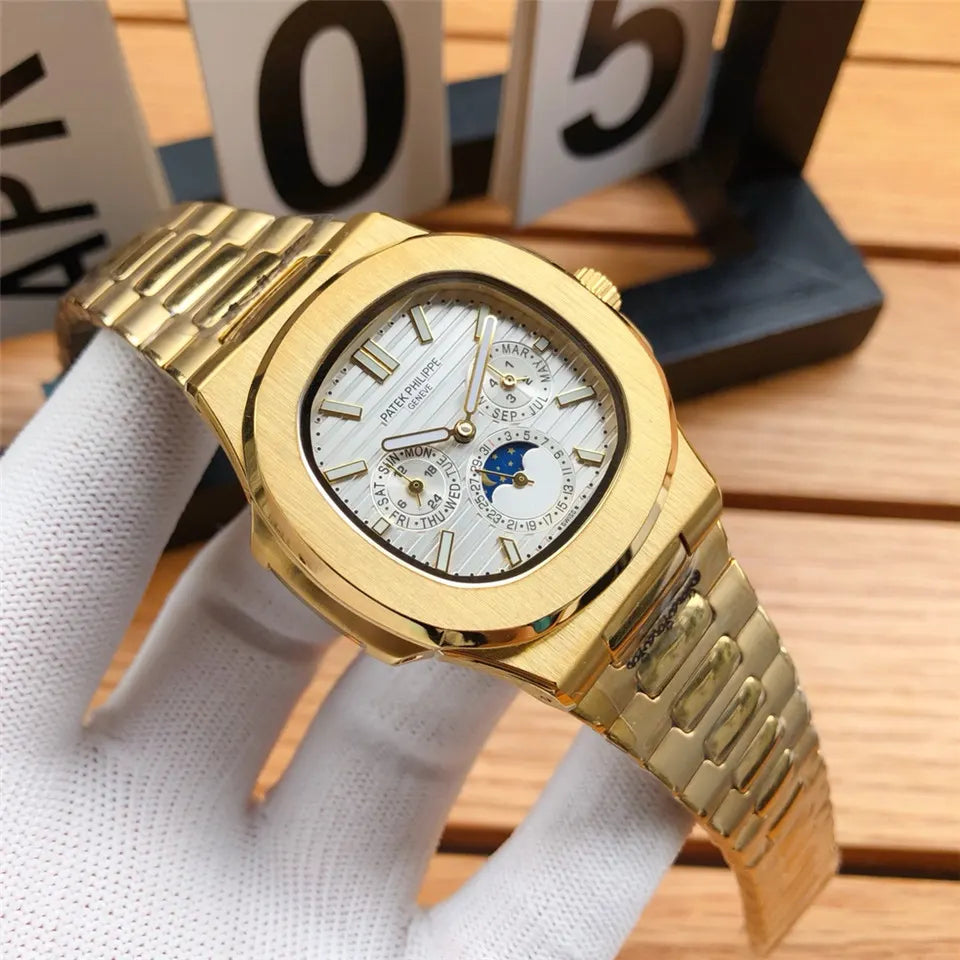 Golden Nautilus Moon Phase – Patek Philippe Golden Nautilus – Moon