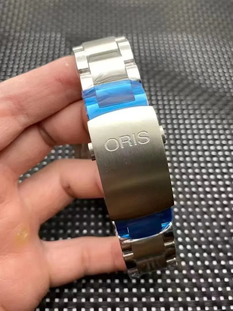 Oris Aquis Chronograph Blue - Hình 3