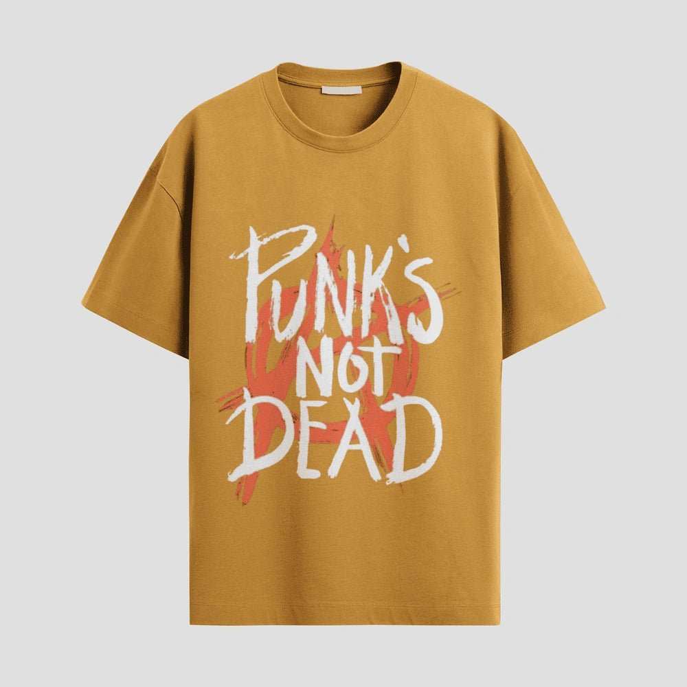 Punk’s Not Dead Oversized Tee - Urban Theory Co