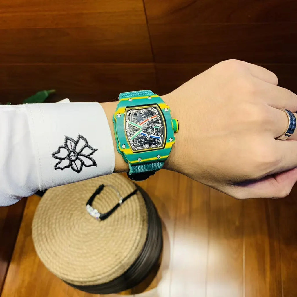 Richard Mille Green Quartz TPT - Hình 8