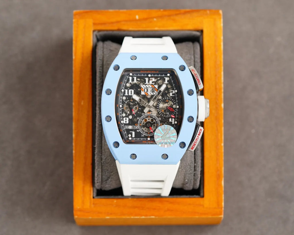 Richard Mille Baby Blue Chronograph - Hình 4