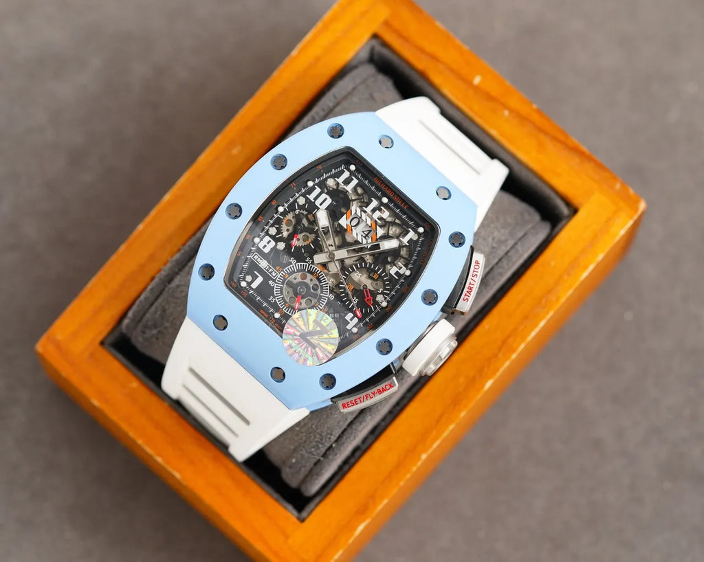 Richard Mille Baby Blue Chronograph - Hình 2
