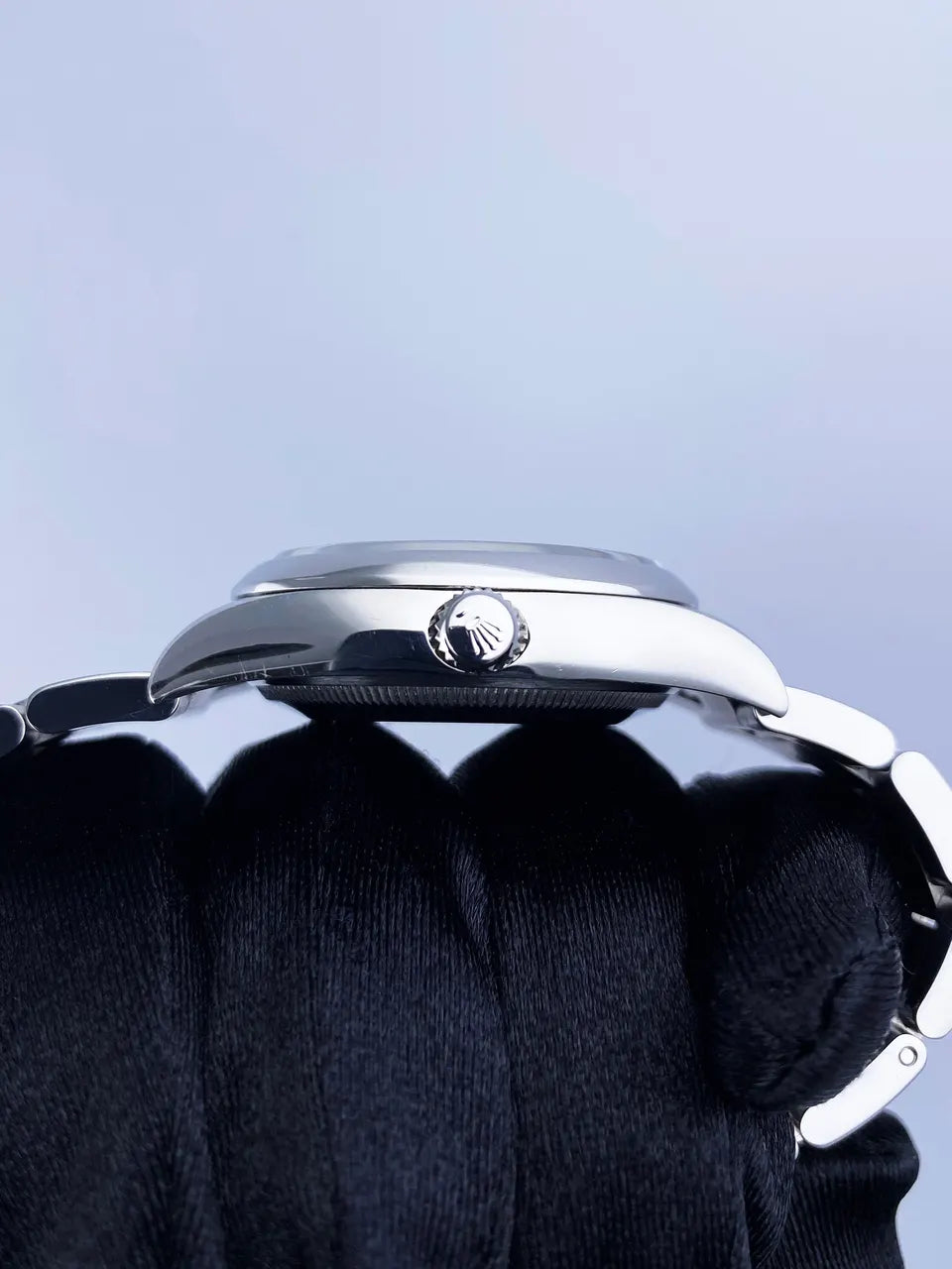steel Rolex Air-King Blue Dial - Hình 4