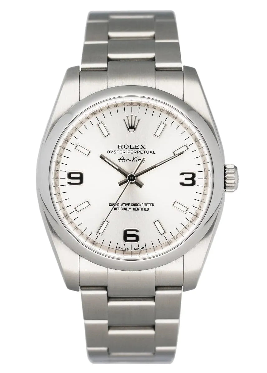 Rolex Air-King White Dial Stainless Steel