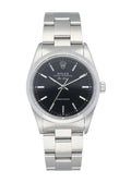 stainless steel Rolex Air-King Black Dial