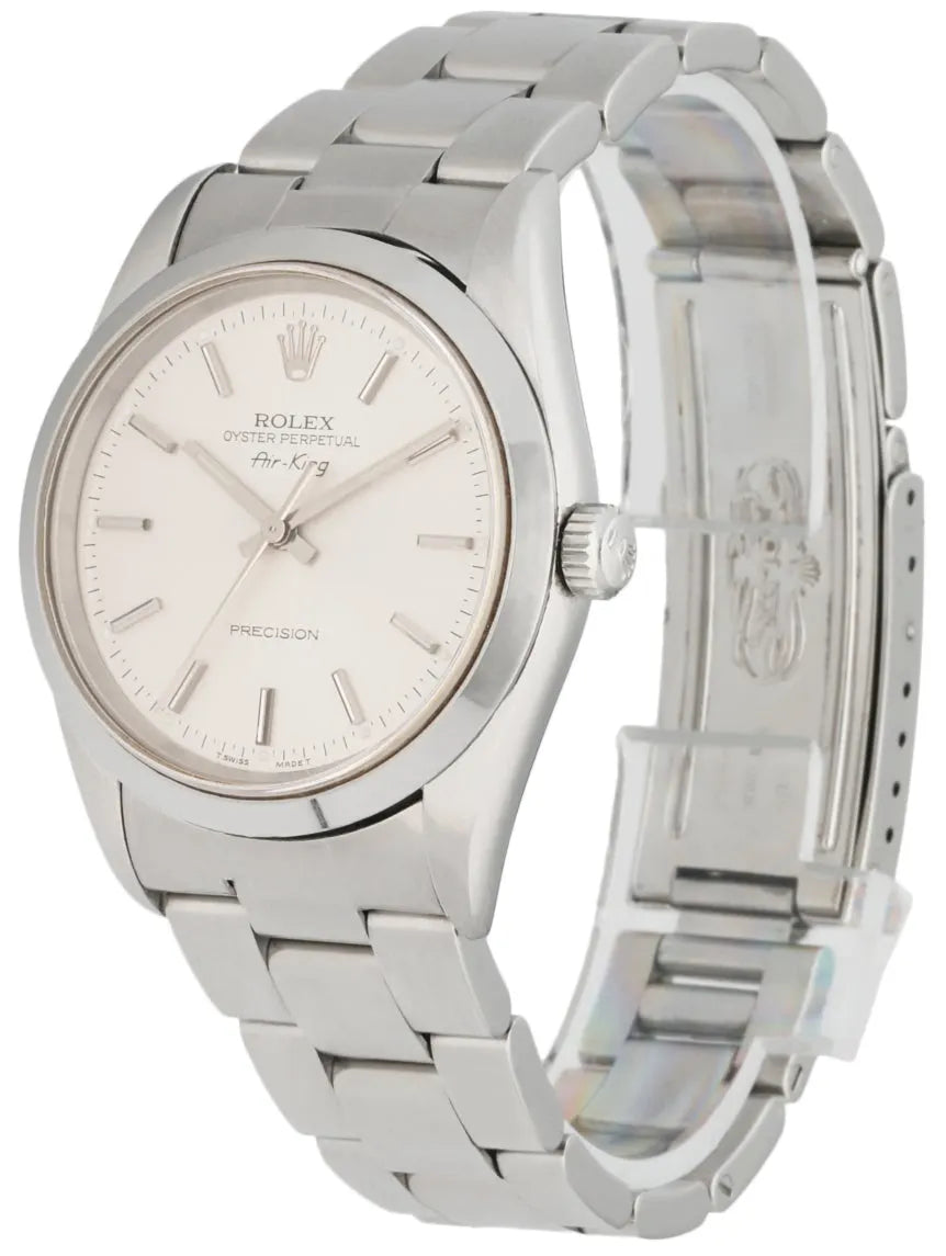 Rolex Air-King Silver Dial Steel - Hình 8