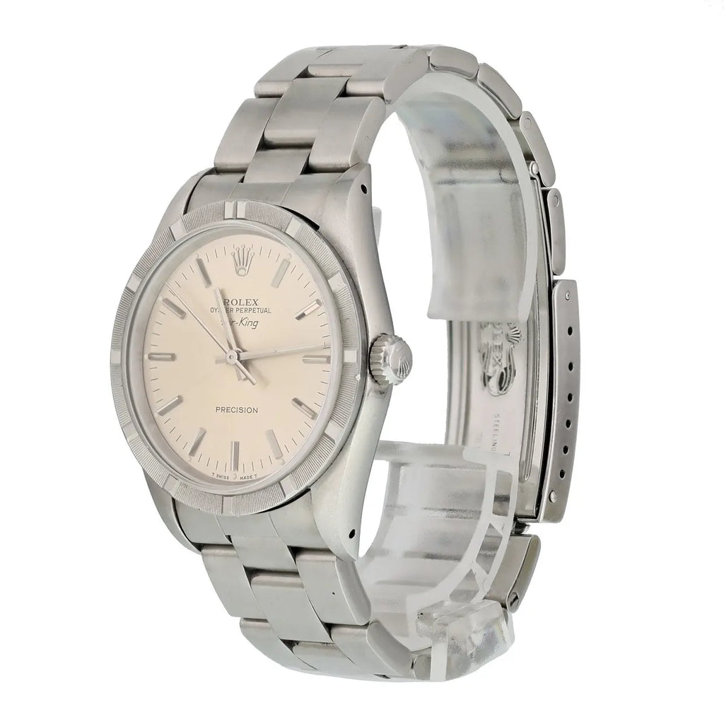 Rolex Air-King Silver Dial oyster - Hình 2