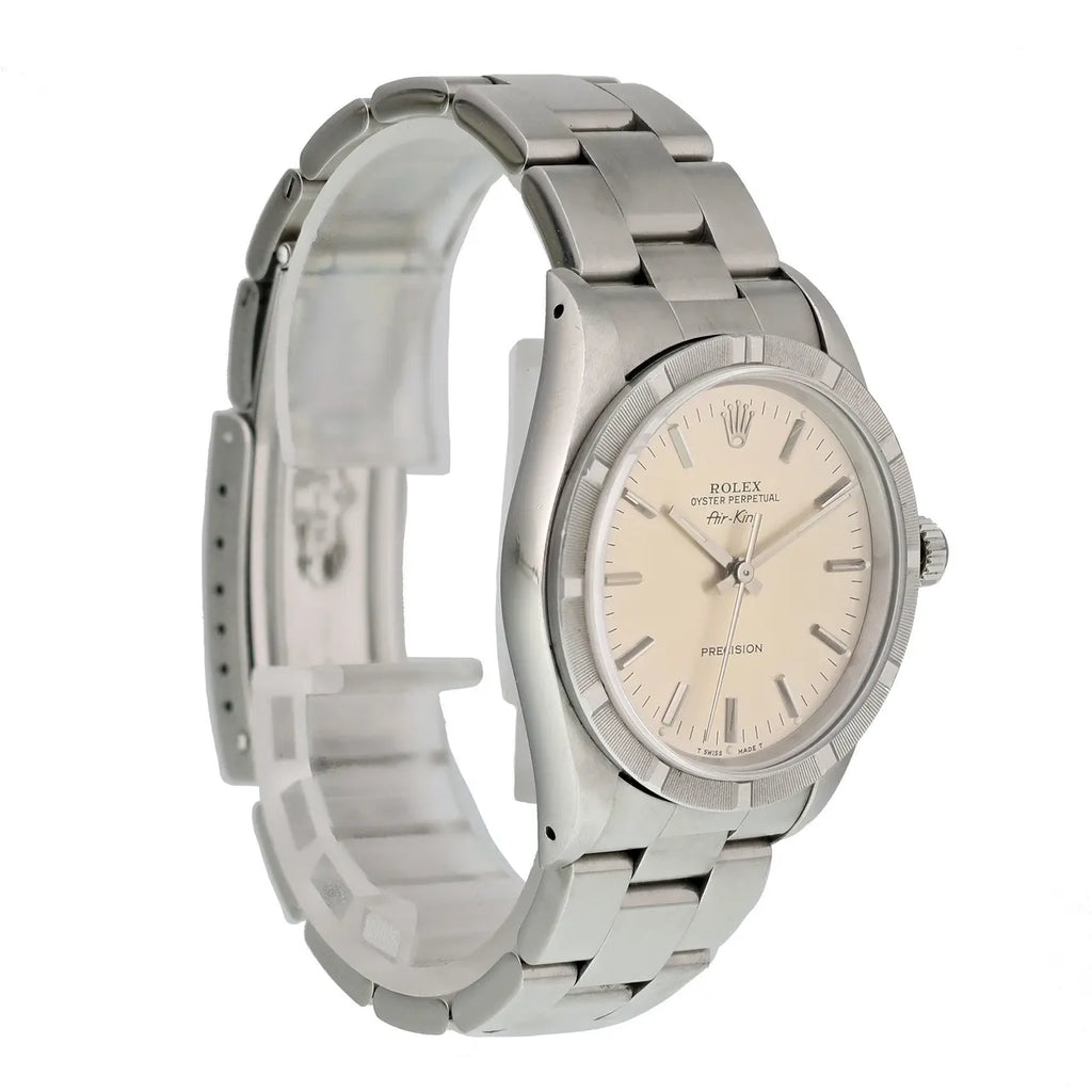 Rolex Air-King Silver Dial oyster - Hình 3