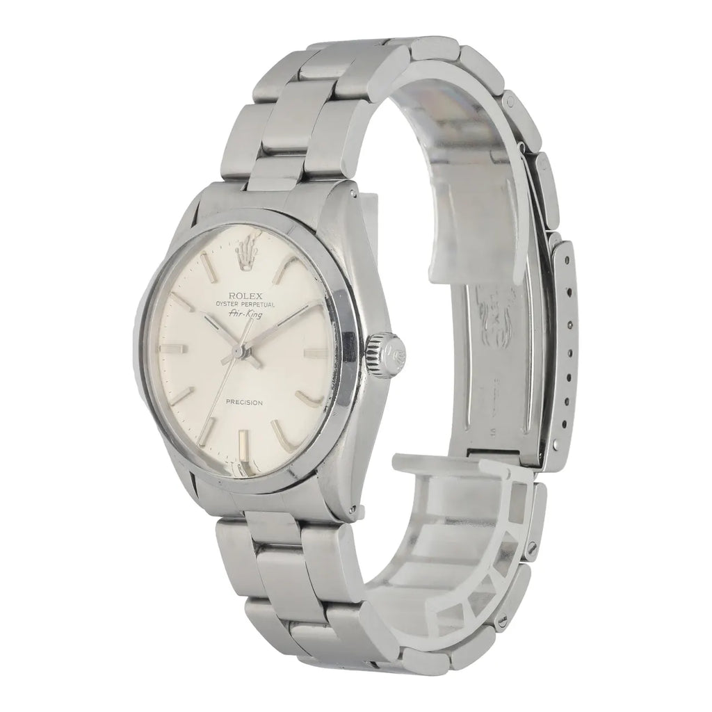 Rolex Air-King Silver Dial stainless - Hình 2