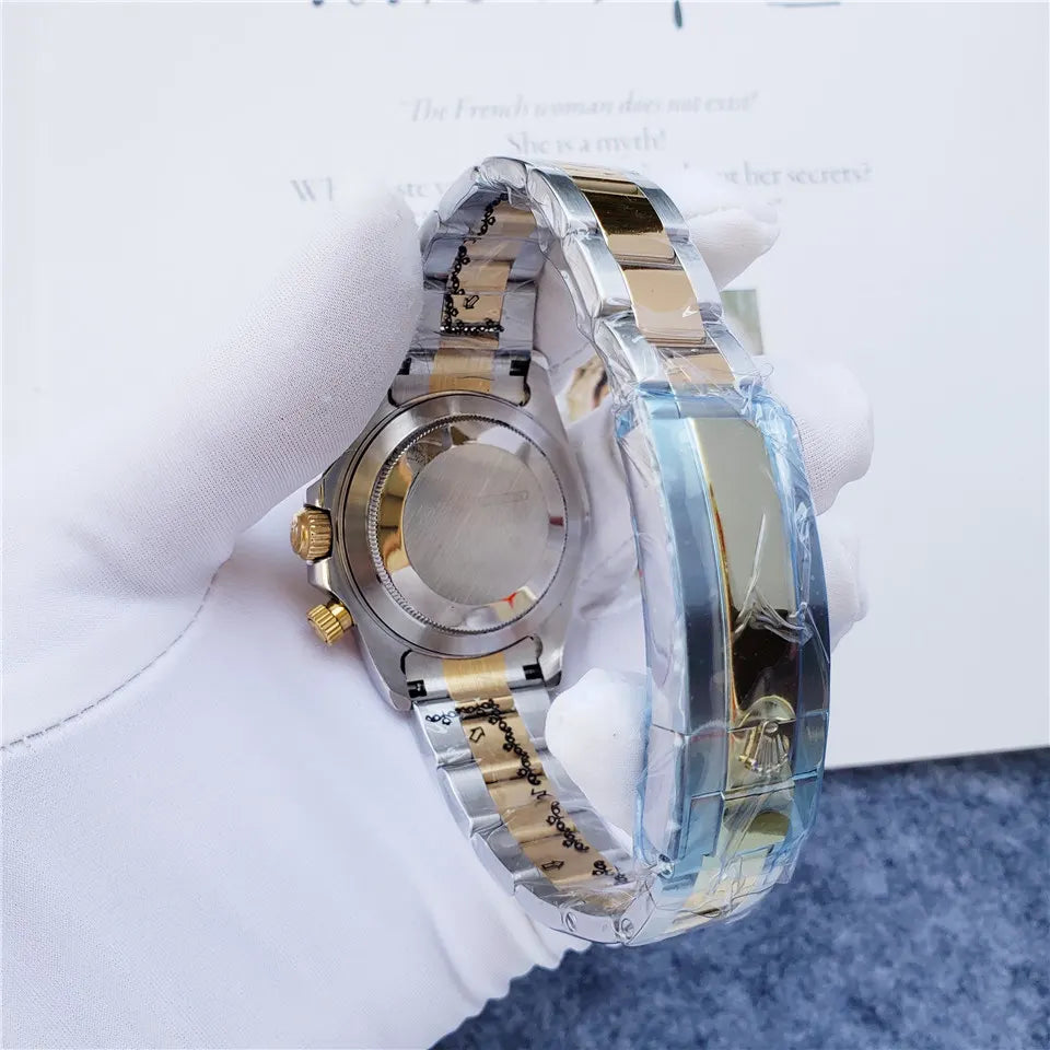 steel Rolex Daytona Two-Tone Gold Dial - Hình 2