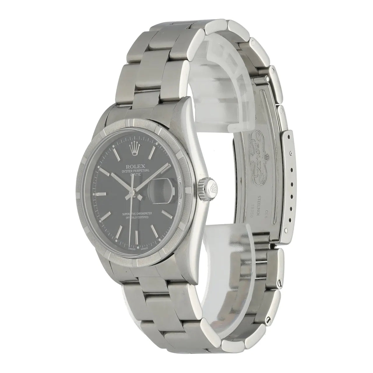 Rolex Black Dial Stainless Steel oyster - Hình 2
