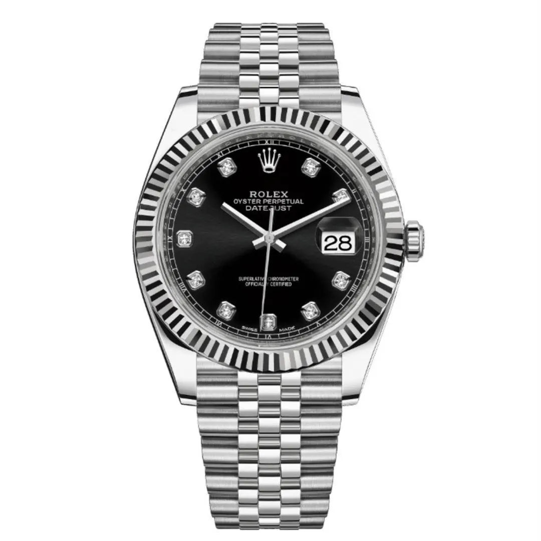 Rolex Datejust Slate Dial two - Hình 20