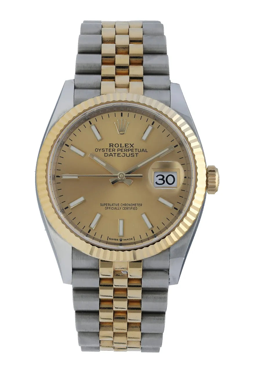 Two-Tone Gold Champagne Datejust