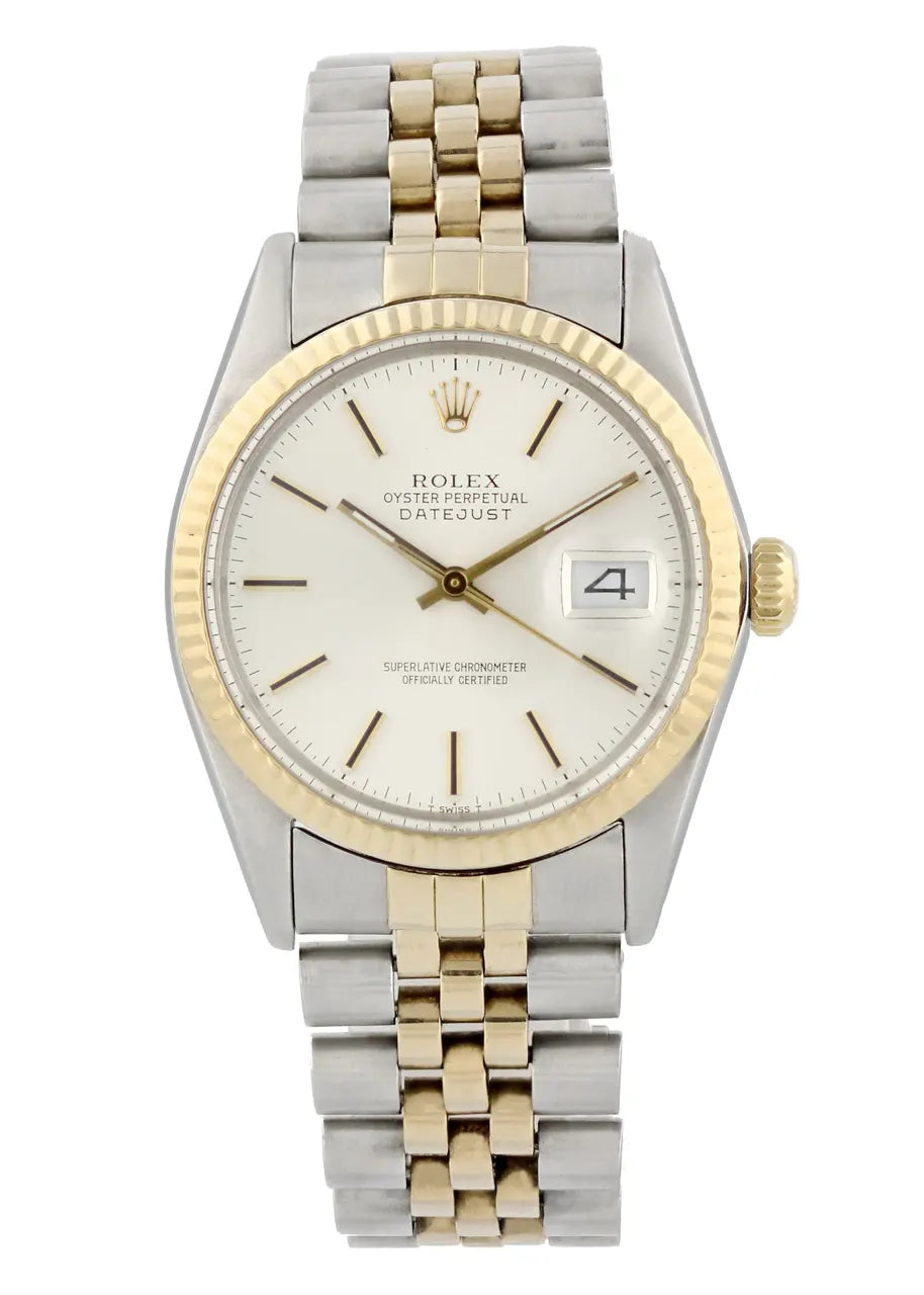 Rolex Two-Tone Silver White Datejust - Hình 3