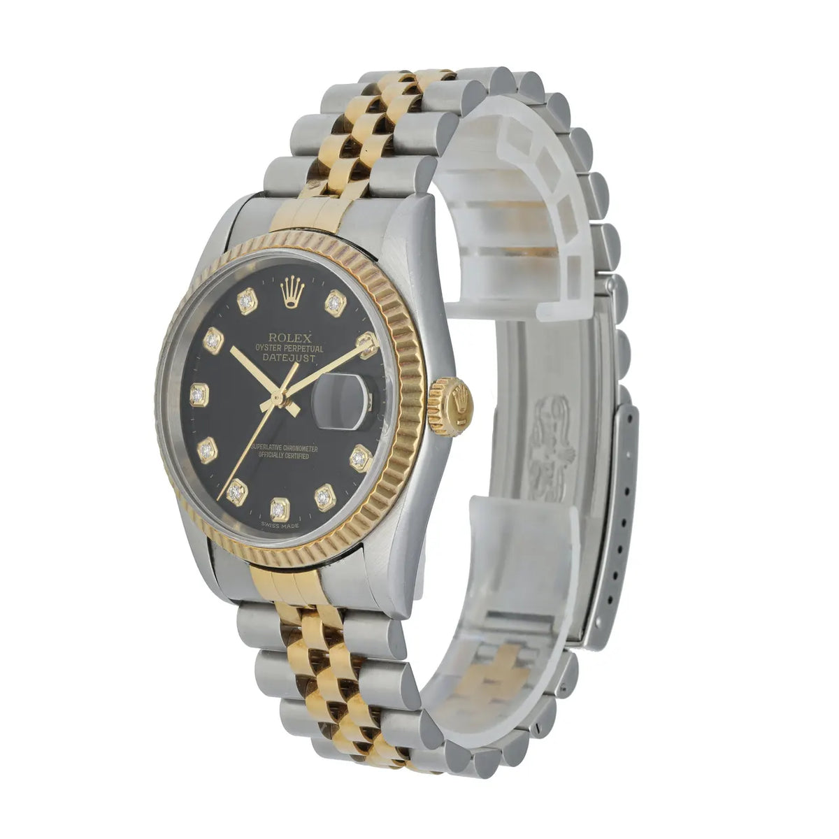 Rolex Two-Tone Slate Diamond - Hình 2