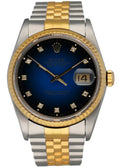 Rolex Blue Diamond Dial Two-Tone