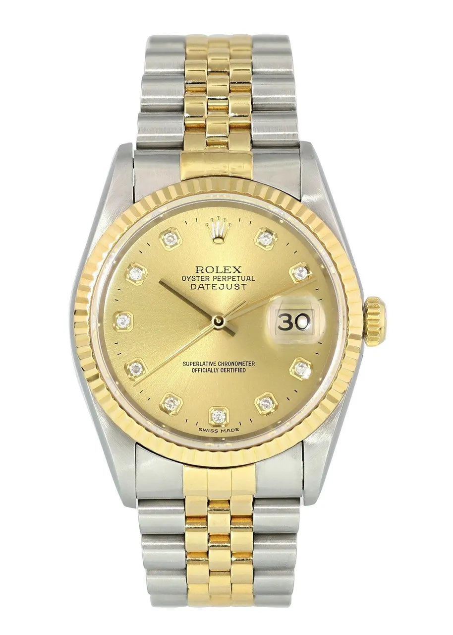 Rolex Gold Diamond Datejust dial - Hình 2