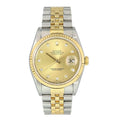 Rolex Two-Tone Diamond Gold Dial