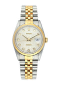 Rolex Two-Tone Diamond Logo