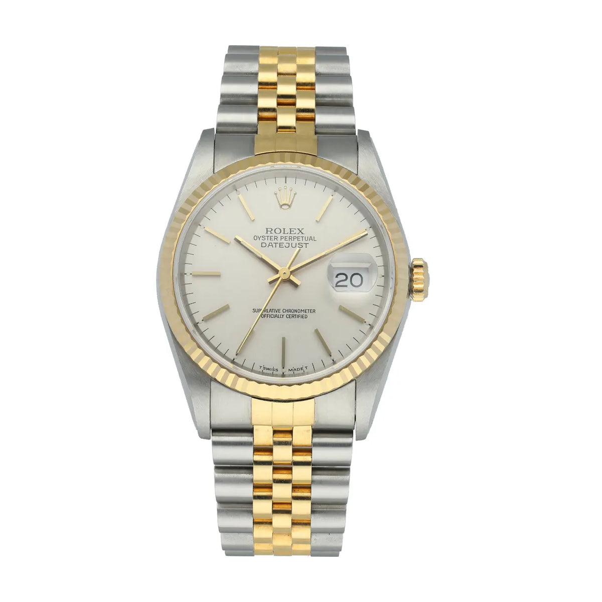 Rolex Two-Tone Silver Dial datejust - Hình 8