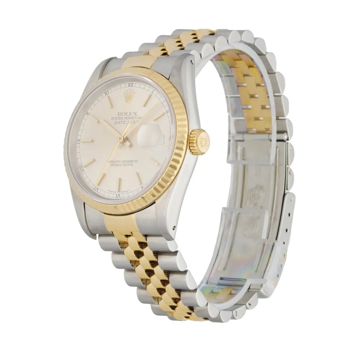 Rolex Datejust Two-Tone Silver - Hình 2