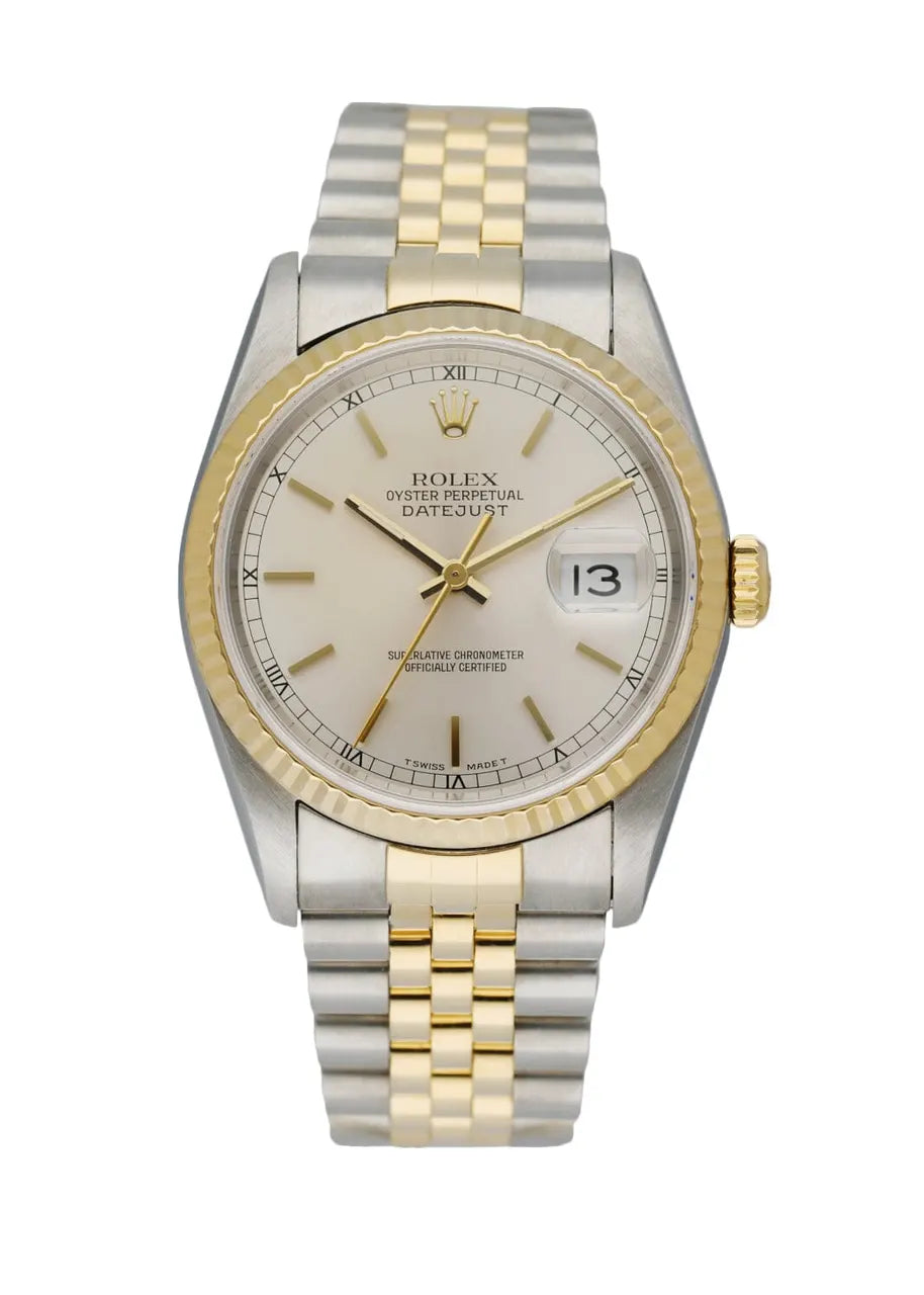 Rolex Datejust Two-Tone Silver - Hình 9