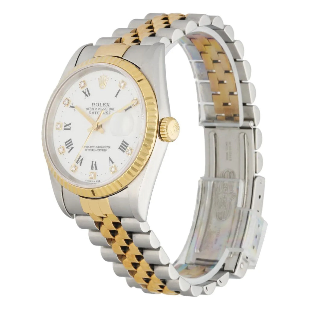 Rolex Two-Tone White Diamond - Hình 2