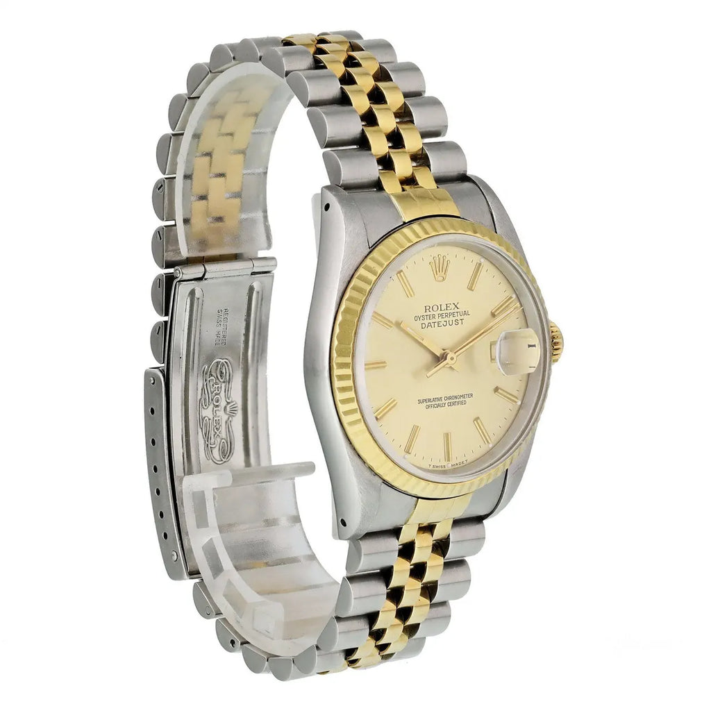 jubilee bracelet Rolex Datejust Champagne Dial Two-Tone - Hình 3