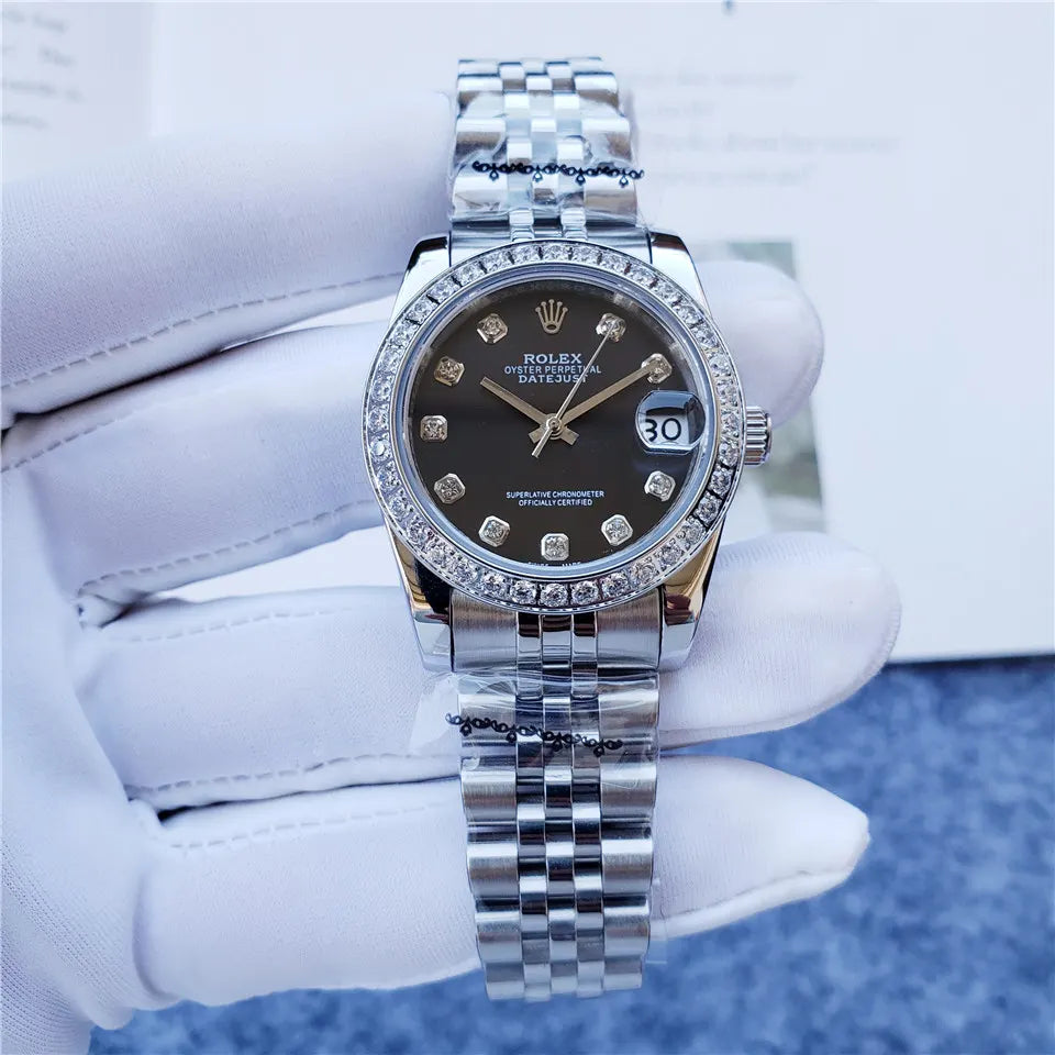 Rolex Steel Black Diamond - Hình 3