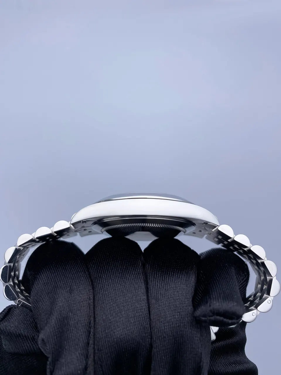 Rolex White Dial Steel Watch - Hình 6
