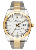 Rolex White Dial Two-Tone