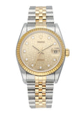 Rolex Two-Tone Diamond Tapestry Dial