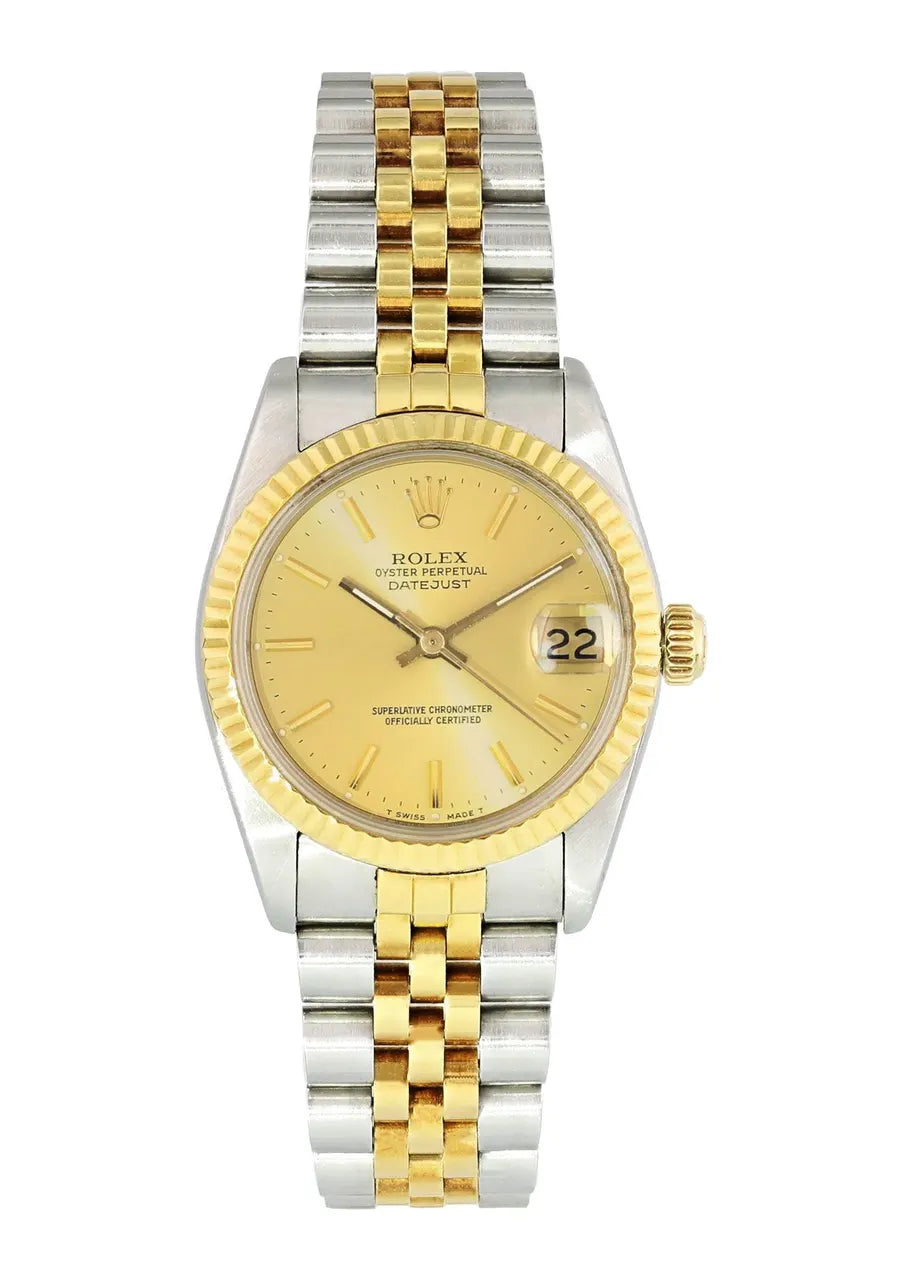 Rolex Two-Tone Champagne Dial jubilee