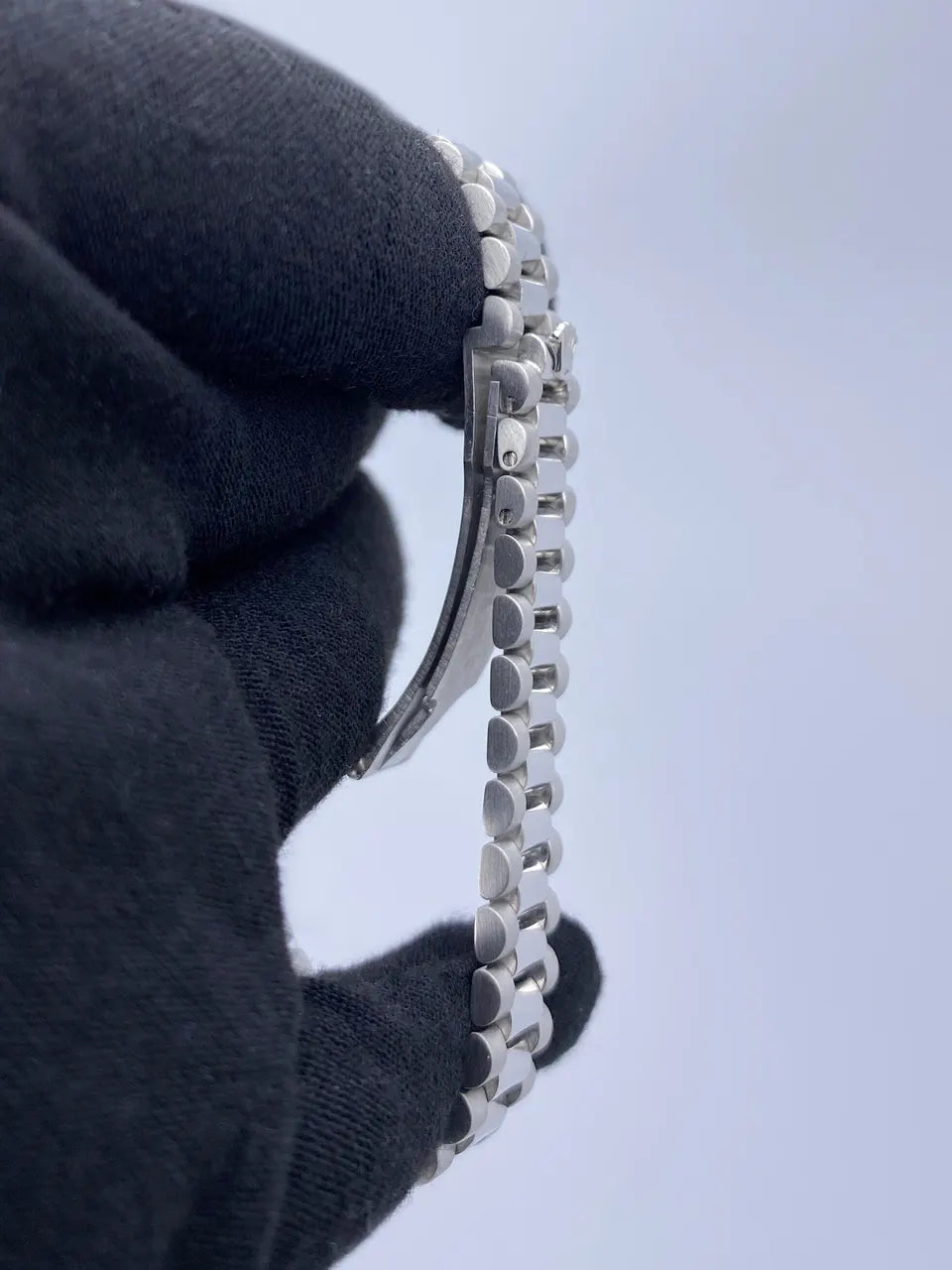 oyster Rolex Datejust Silver Diamond - Hình 6