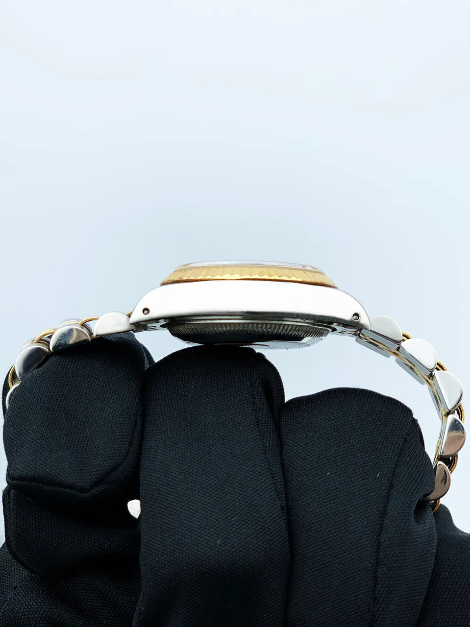 datejust dial Rolex Two-Tone Gold Champagne - Hình 5