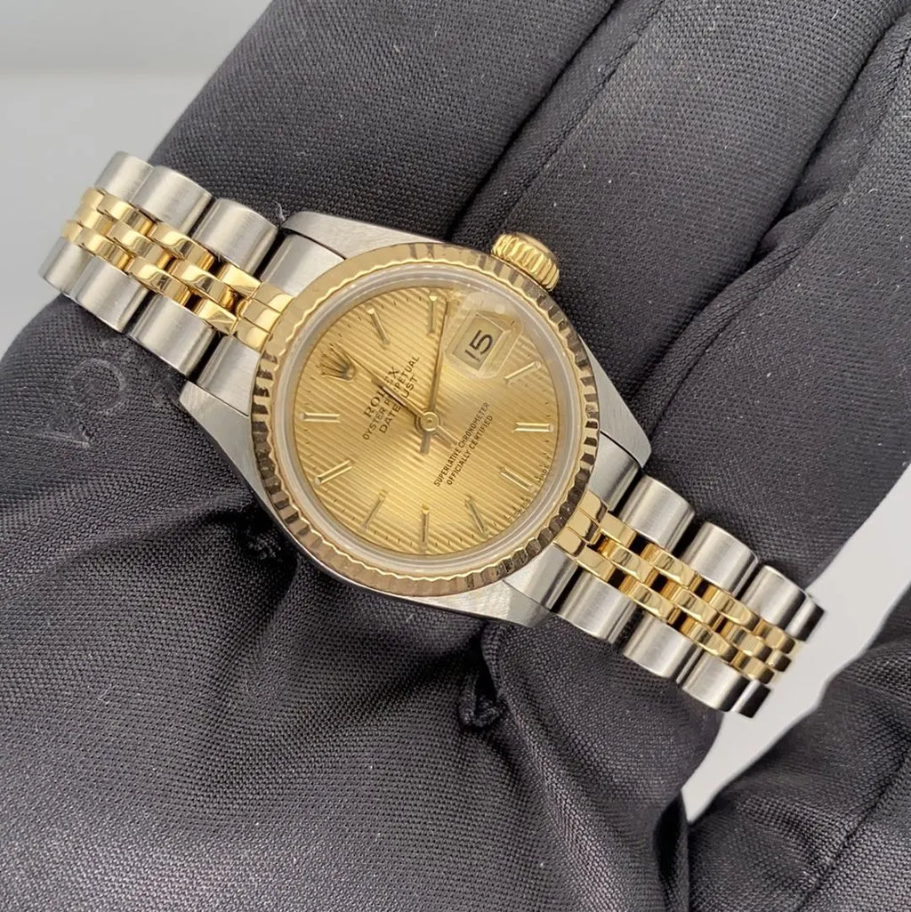 Rolex Two-Tone Gold Fluted Bezel - Hình 5