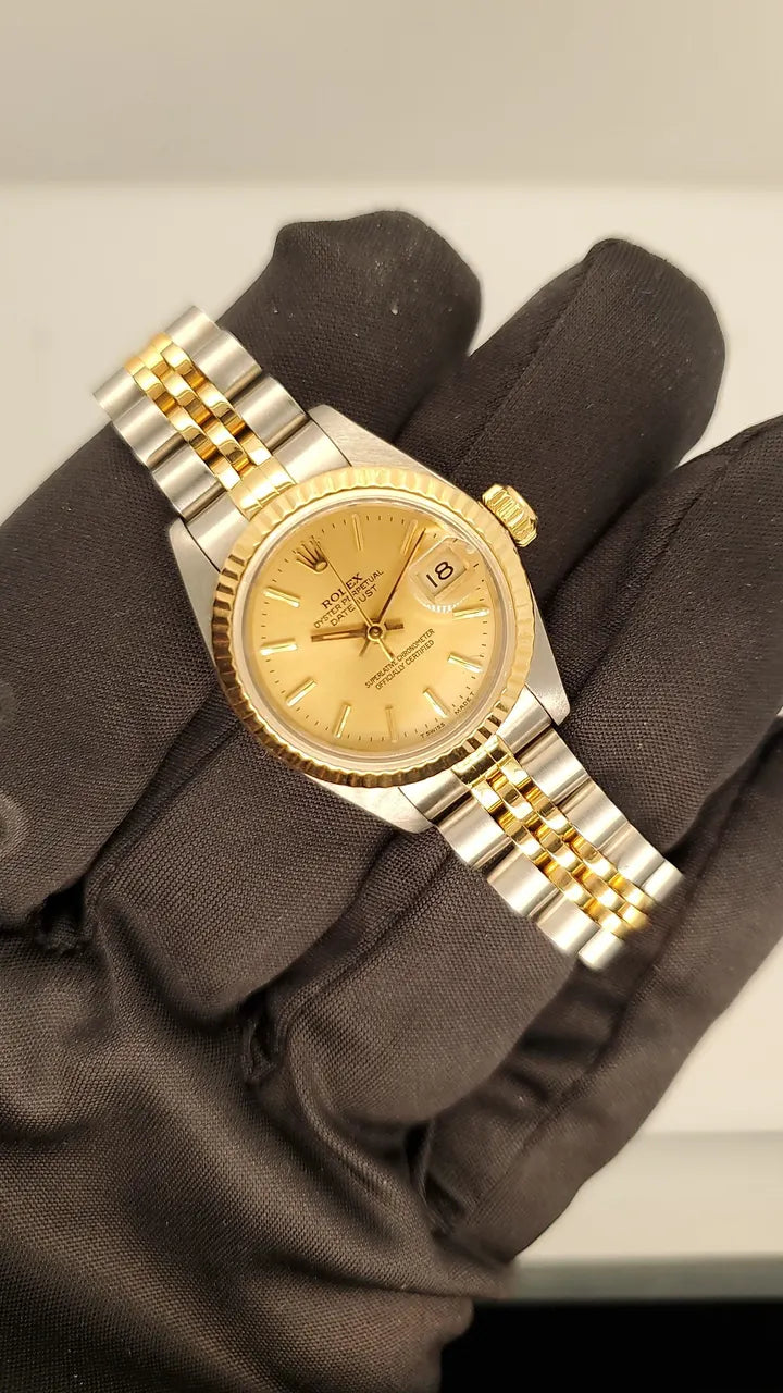 Rolex Datejust Gold Dial tone - Hình 8