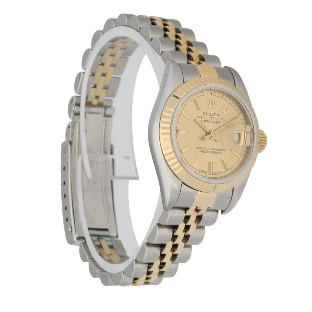 Rolex Two-Tone Champagne Datejust - Hình 3