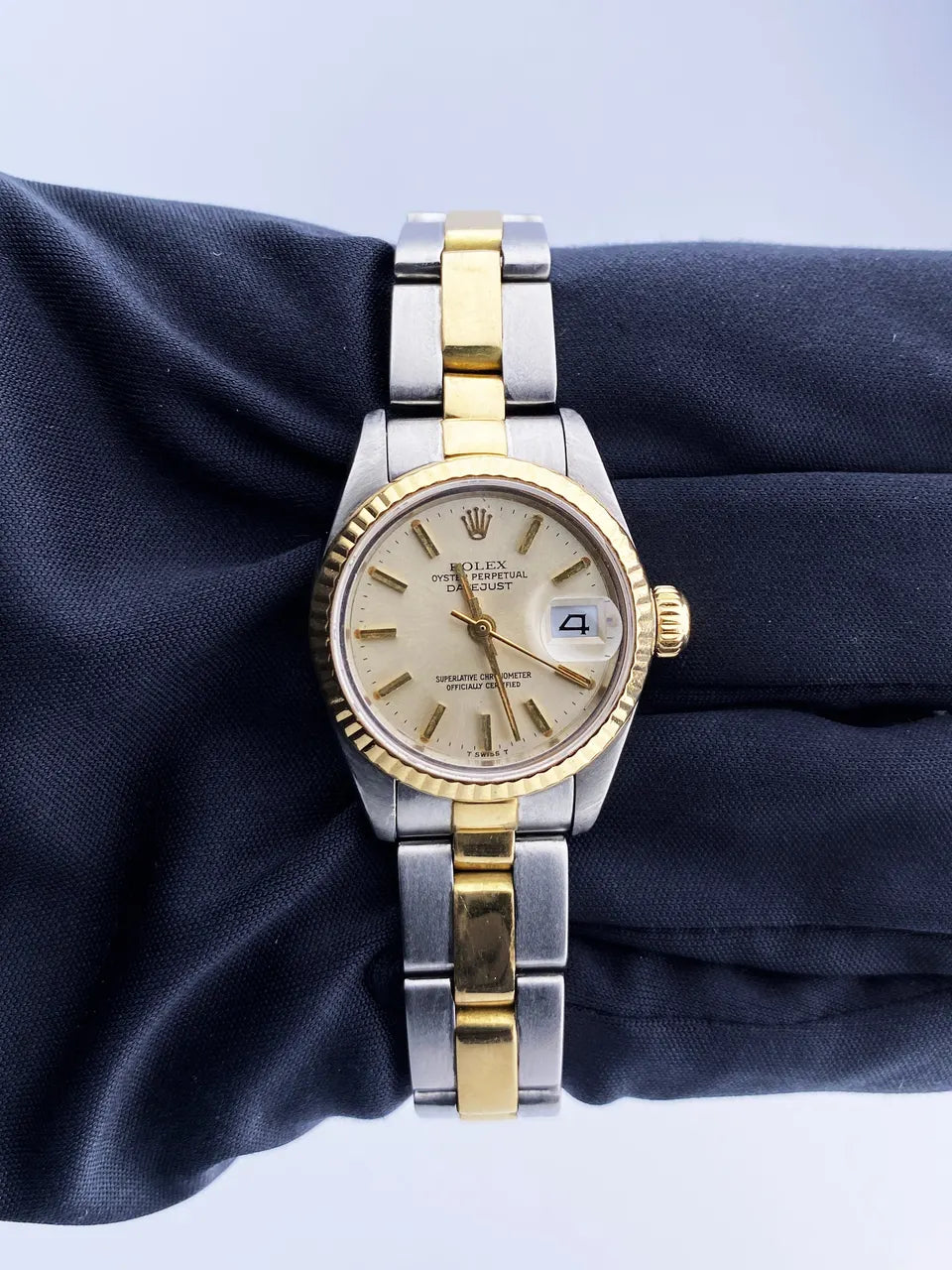 Rolex Two-Tone Gold Cream Dial - Hình 2
