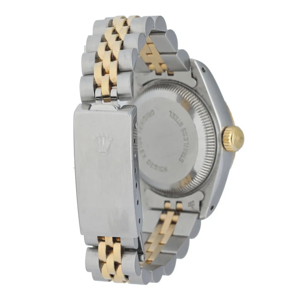 datejust two Rolex Gold Champagne Dial - Hình 4