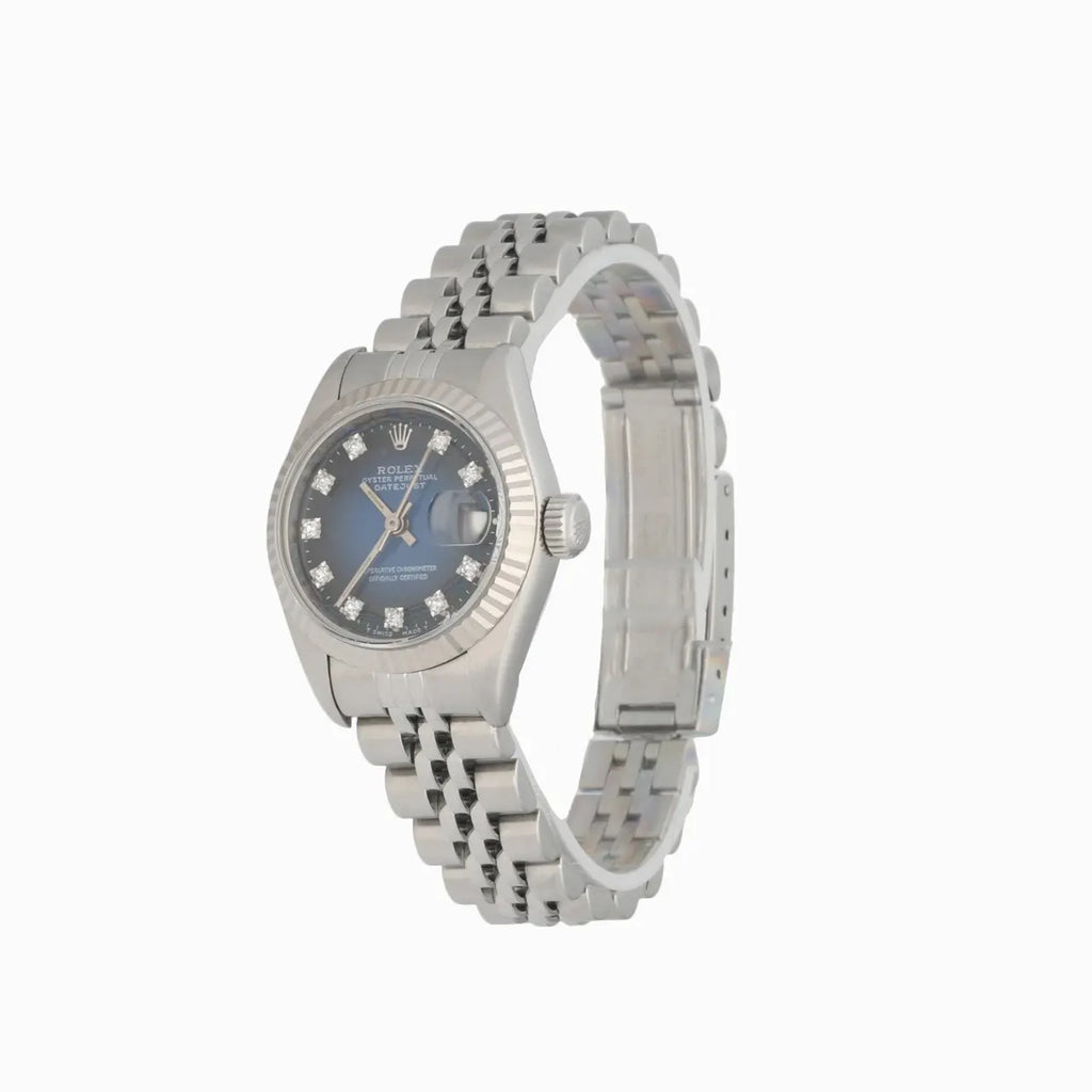 Rolex Blue Diamond Dial Ladies - Hình 2