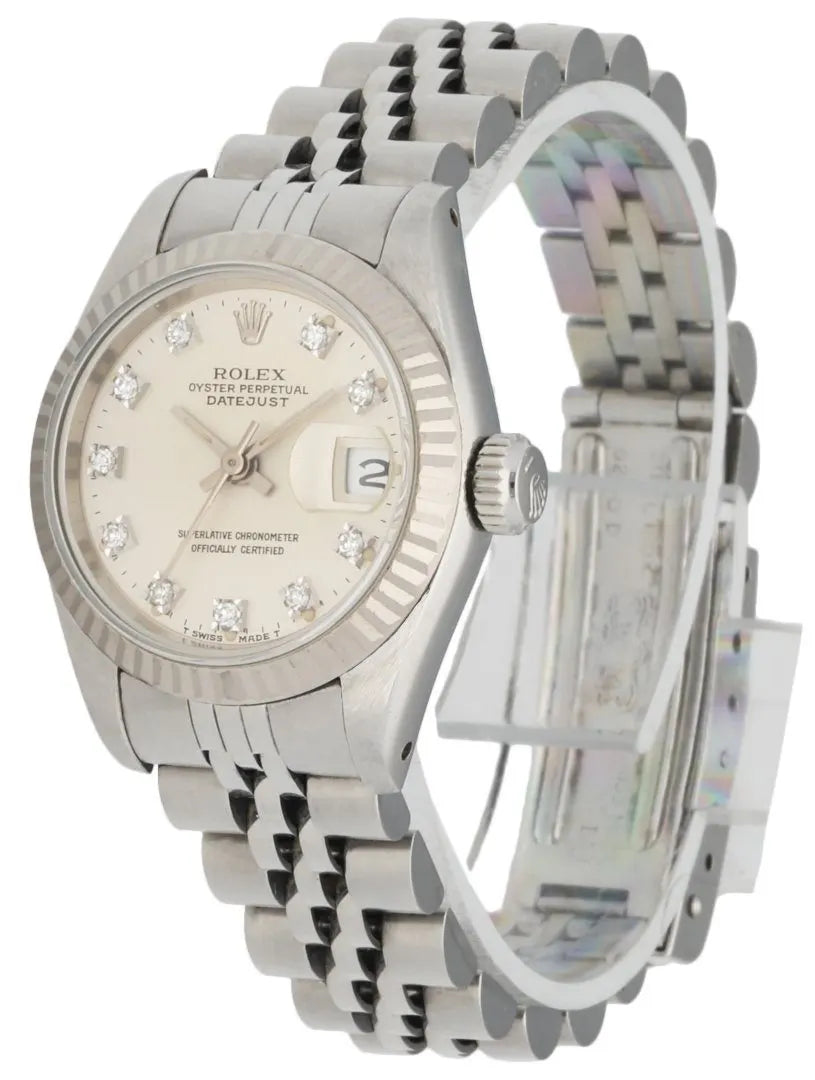 Rolex Steel Diamond Datejust - Hình 2