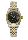 Rolex Two-Tone Black Dial