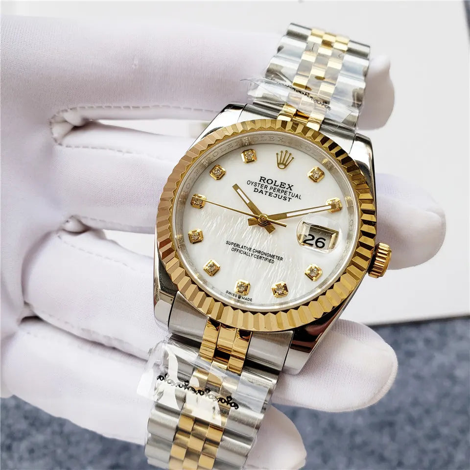 Rolex Two-Tone Diamond Mother - Hình 6