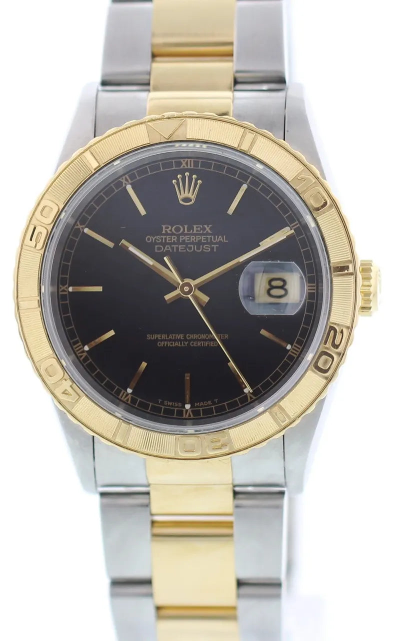 Rolex Two-Tone Datejust Black