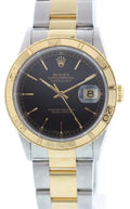 Rolex Two-Tone Datejust Black