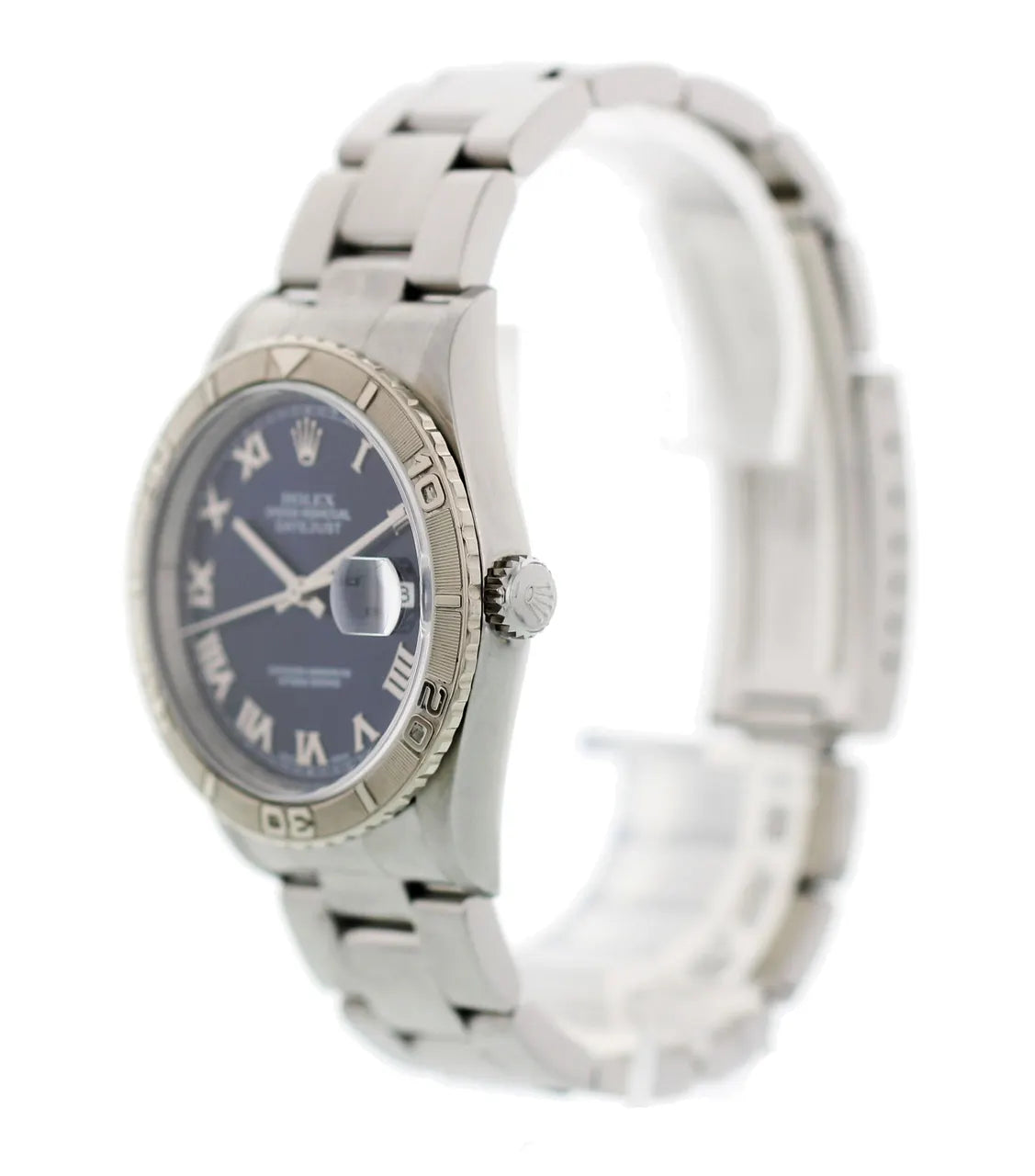 stainless steel Rolex Datejust Blue Roman Dial - Hình 4