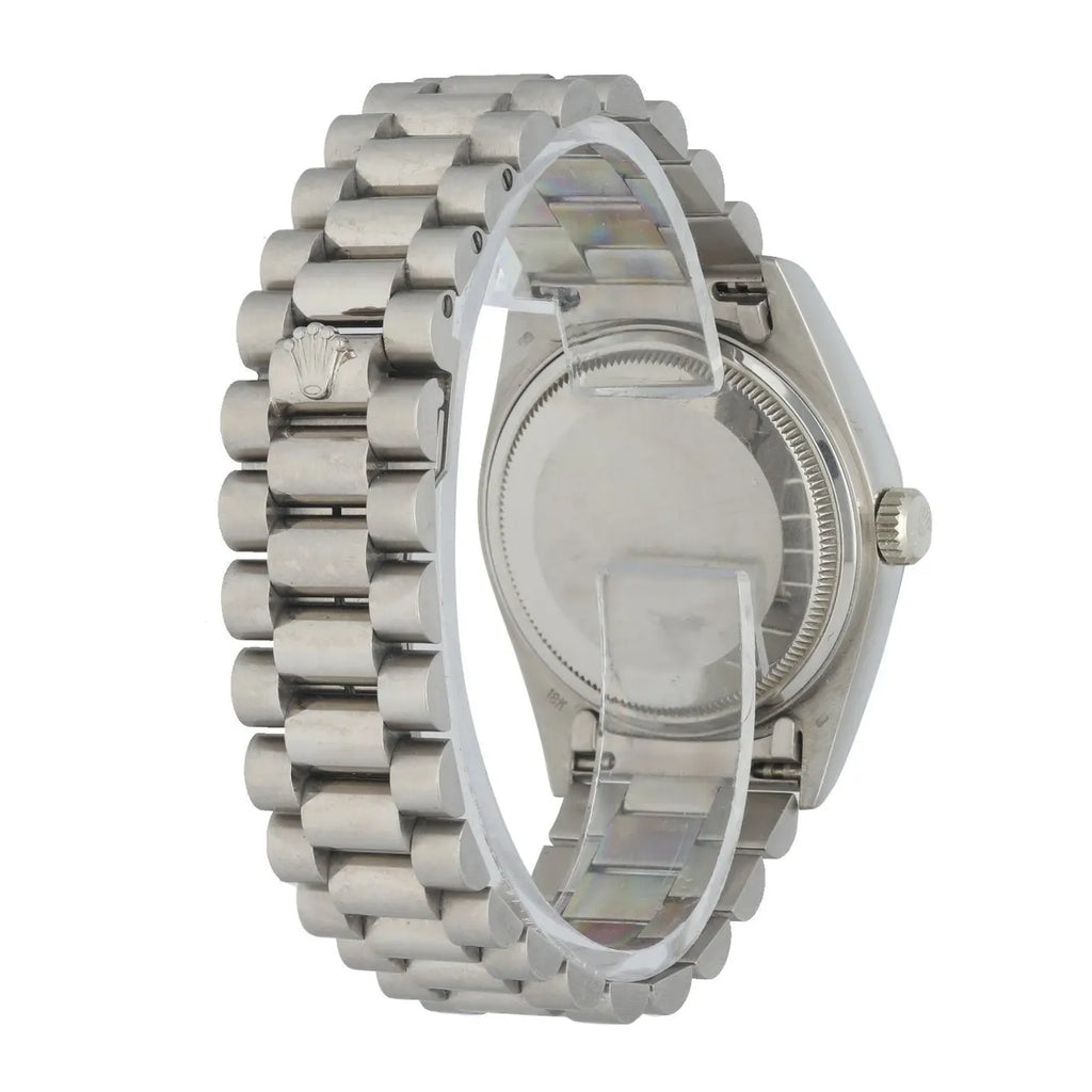 Rolex Day-Date Steel Silver - Hình 4