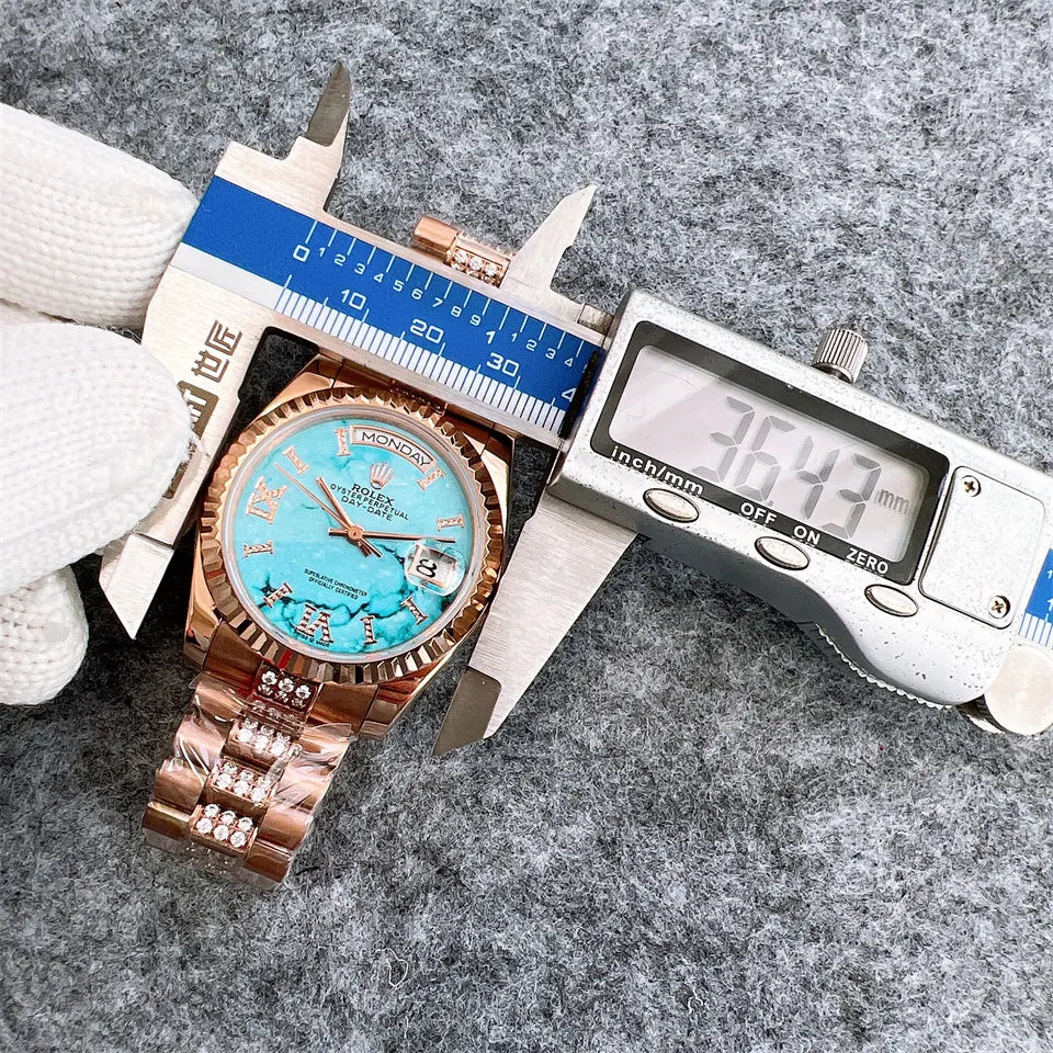 Rolex Turquoise Diamond Day-Date - Hình 6