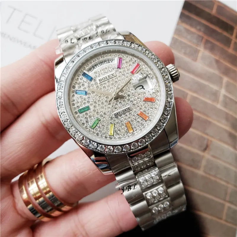 Rolex Rainbow Diamond Day-Date - Hình 8